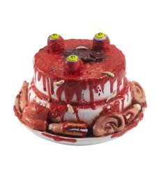 Latex Gory Gourmet Zombie Cake Prop