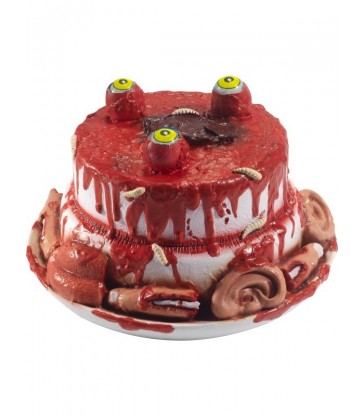 Latex Gory Gourmet Zombie Cake Prop