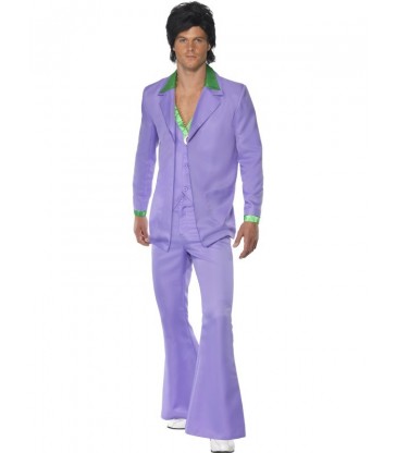 Lavender 1970s Suit Costume