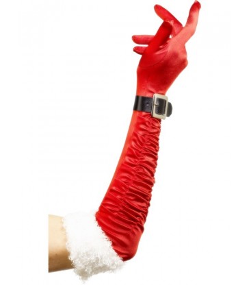 Long Santa Gloves