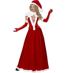 Luxury Miss Santa Costume