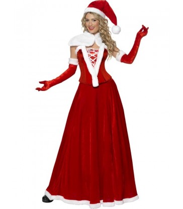 Luxury Miss Santa Costume