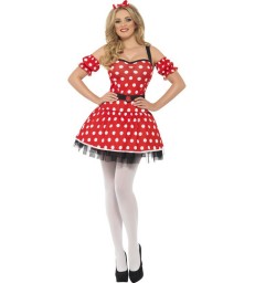 Madame Mouse Costume, Red