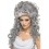 Medeia Witch Beehive Wig, Grey