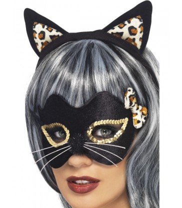 Midnight Kitty Eye Mask & Ear Set