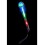 Mini Full Flashing Baton, Clear Plastic, Multi-Col