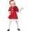 Mini Miss Santa Costume, Red