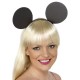 Mouse Ears on Headband, Black