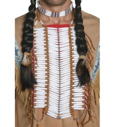 Native American Inspired Breastplate, Cream