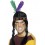 Native American Inspired Feathered Headband, Multi