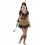 Native American Inspired Woman Costume, Brown