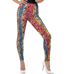 Neon Leopard Print Leggings