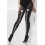 Opaque Day of the Dead Tights, Black