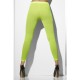 Opaque Footless Tights, Neon Green
