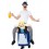 Piggyback Bavarian Beer Maiden Costume, Blue