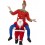 Piggyback Santa Costume, Red