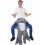 Piggyback Shark Costume, Grey