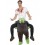 Piggyback Zombie Costume, Green & Grey