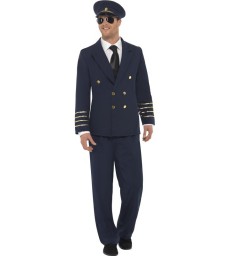 Pilot Costume, Navy Blue