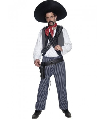 Authentic Western Mexican Bandit Costume