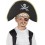 Pirate Captain Hat, Black