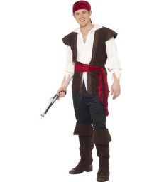 Pirate Costume, Brown
