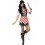 Pirate Costume, Red & White