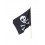 Pirate Flag, 45x30cm / 18inx12in, Black