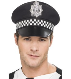 Police Panda Cap, Black