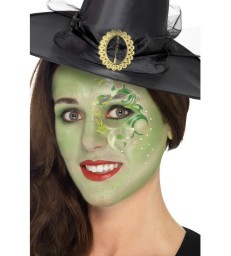 Pretty Witch Make-Up Kit, Face Paints,Tattoo,Gem