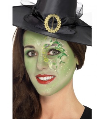 Pretty Witch Make-Up Kit, Face Paints,Tattoo,Gem