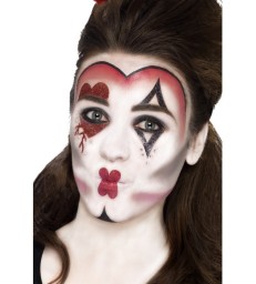 Queen Of Hearts Make-Up Kit, with Face Paints