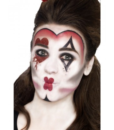 Queen Of Hearts Make-Up Kit, with Face Paints