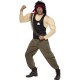 Rambo Costume, Muscle Top & Trousers
