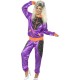 Retro Shell Suit Costume, Ladies, Purple