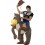 Ride Em Cowboy Inflatable Costume, Brown