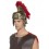 Roman Spartan Helmet, Gold & Red