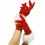 Santa Gloves, Red
