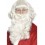 Santa Wig and Beard Set, White