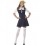 School Girl Costume, Black