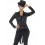 Sequin Tailcoat Jacket, Ladies, Black