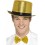Sequin Top Hat, Gold