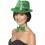 Sequin Trilby Hat, Green