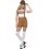 Sexy Bavarian Beer Girl Costume, Brown