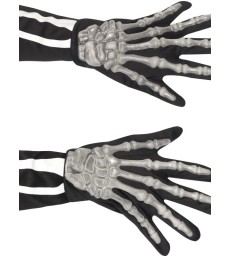 Skeleton Gloves, Adult