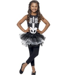 Skeleton Tutu Costume, Black