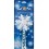 Light Up Snowflake Spinner, Blue & White