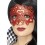 Soft Felt Glitter Eyemask, Red
