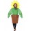 Sunflower Costume, with Top with Attached Hood, Gr