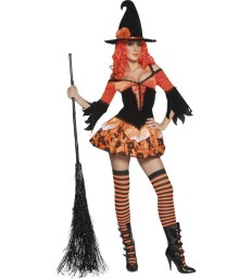 Tainted Garden Wicked Witch Costume, Orange